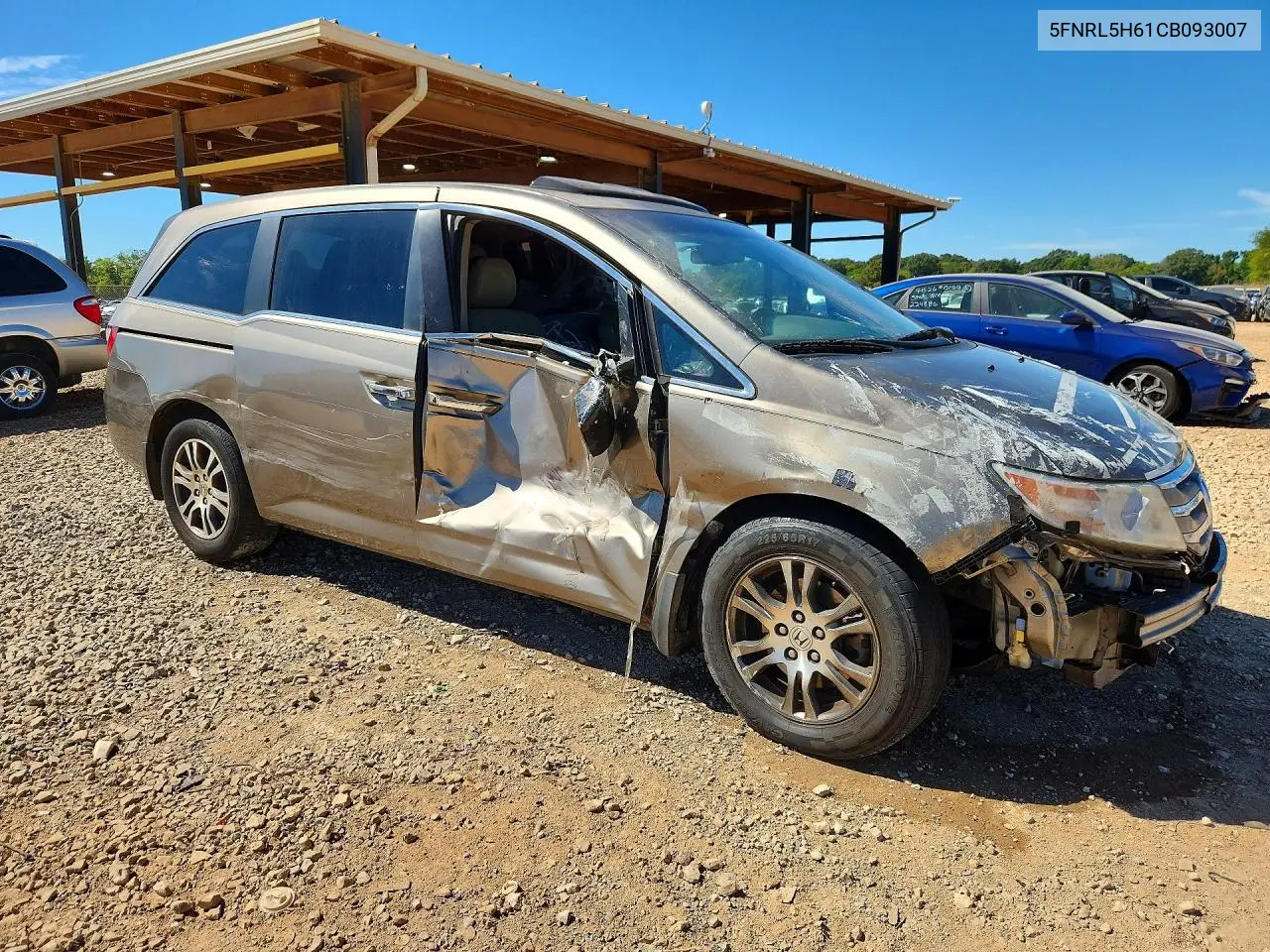 2012 HONDA ODYSSEY VIN 5FNRL5H61CB093007 — фото 4
