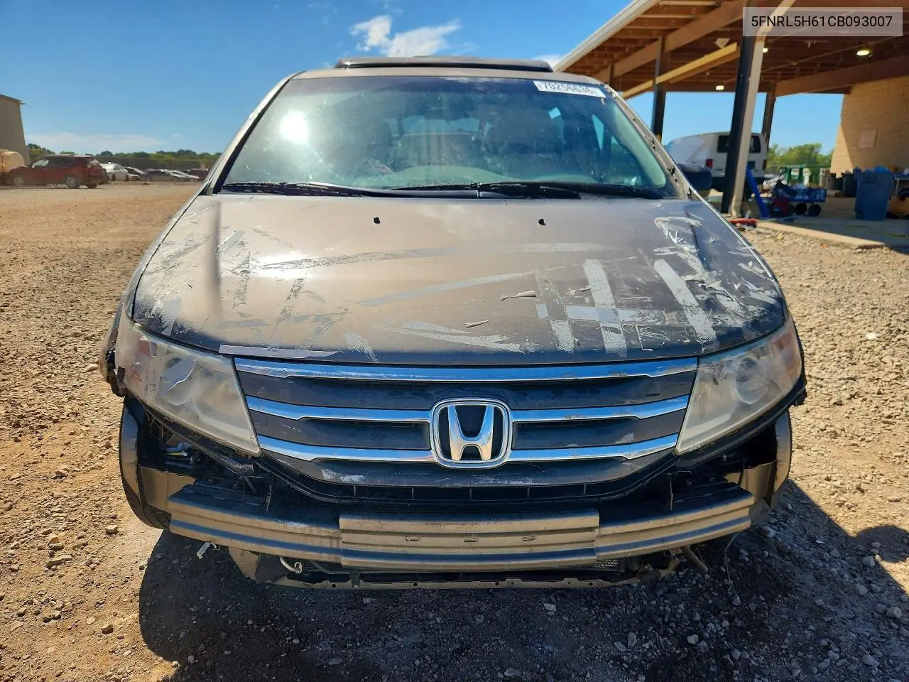 2012 HONDA ODYSSEY VIN 5FNRL5H61CB093007 — фото 5