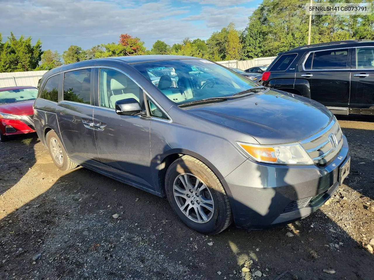 2012 HONDA ODYSSEY VIN 5FNRL5H41CB073791 — фото 4