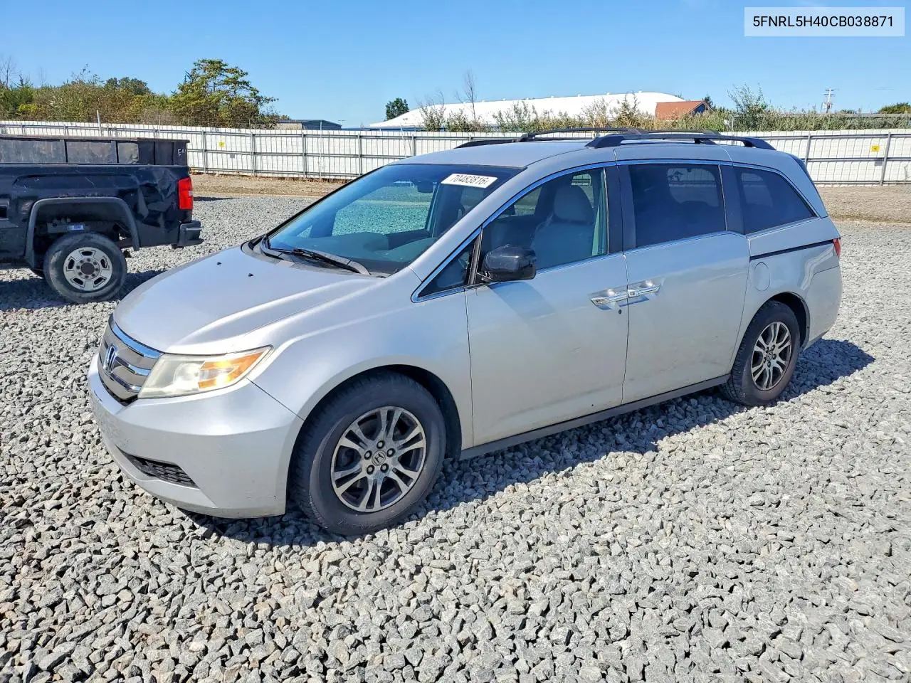 HONDA ODYSSEY 2012, VIN 5FNRL5H40CB038871