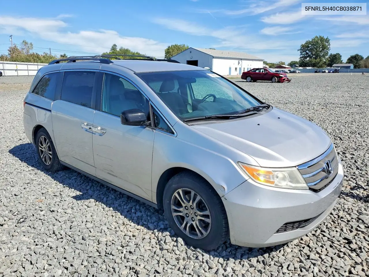 2012 HONDA ODYSSEY VIN 5FNRL5H40CB038871 — фото 4