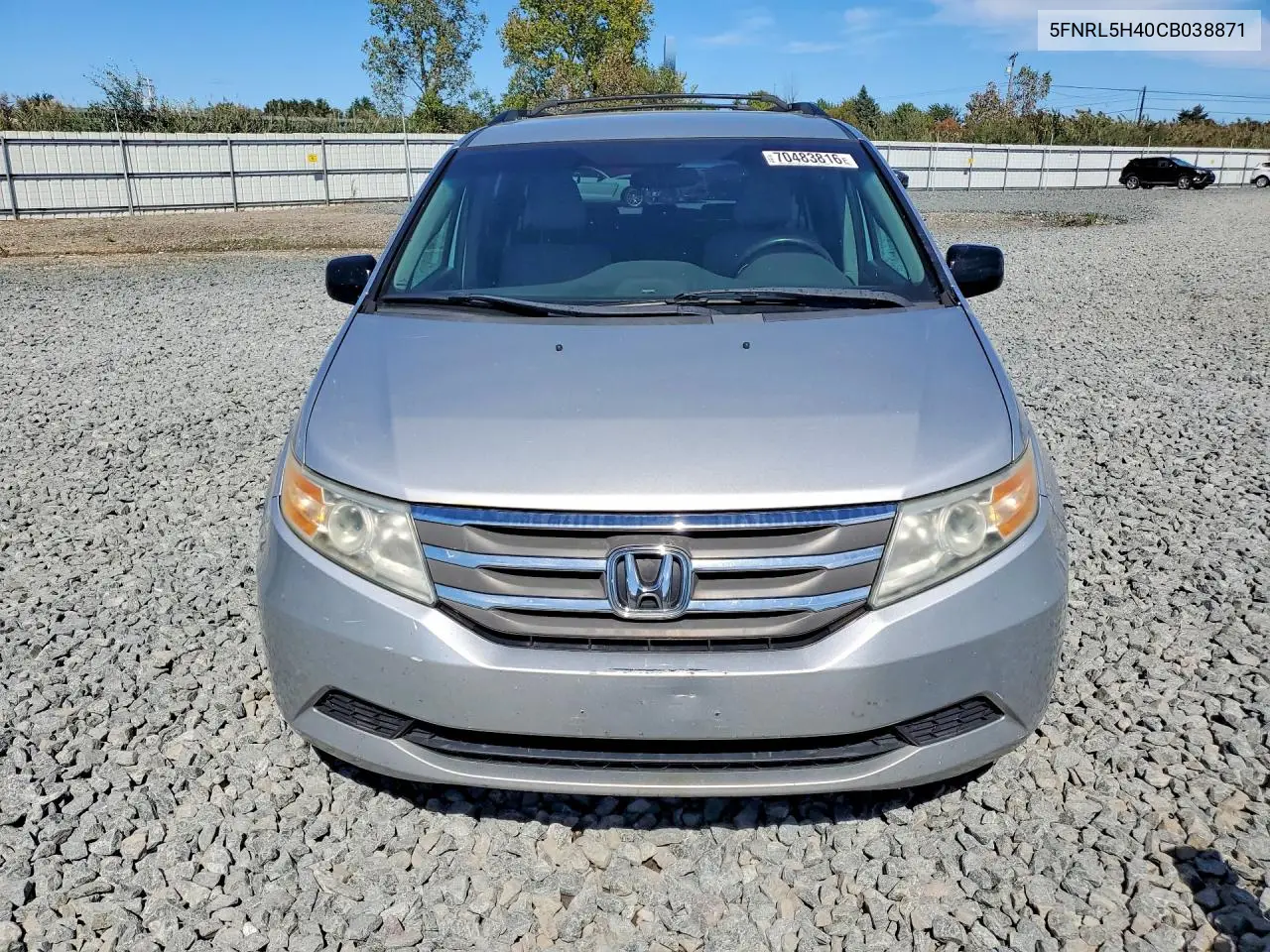 2012 HONDA ODYSSEY VIN 5FNRL5H40CB038871 — фото 5