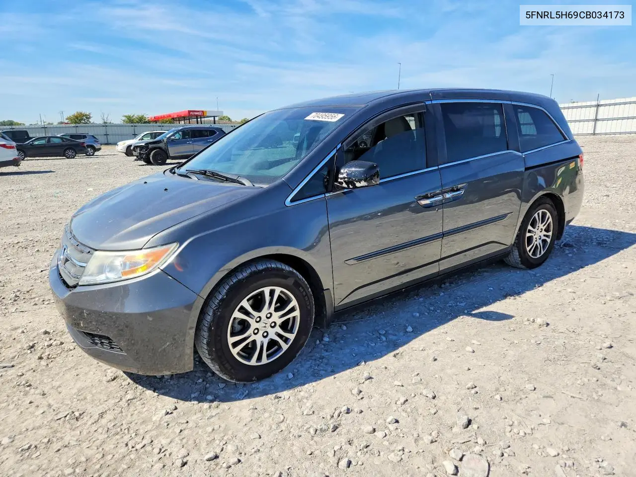 HONDA ODYSSEY 2012, VIN 5FNRL5H69CB034173