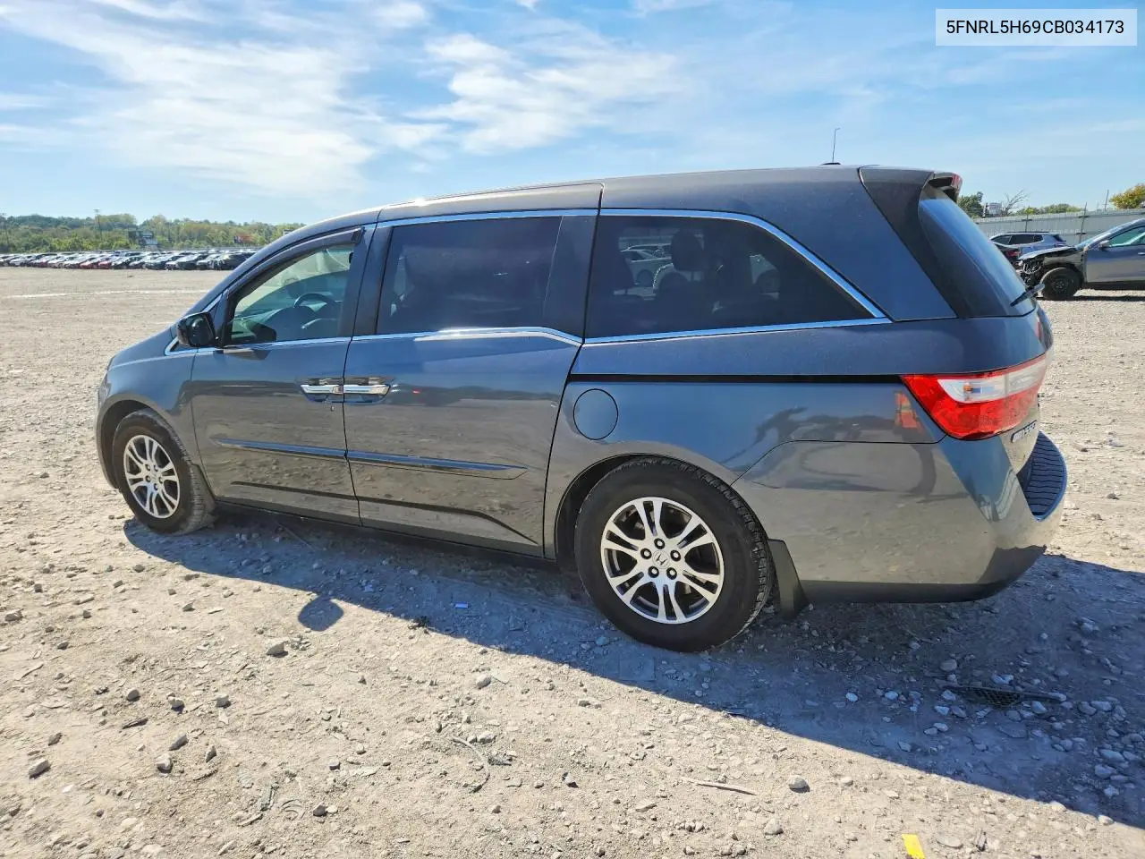 2012 HONDA ODYSSEY VIN 5FNRL5H69CB034173 — фото 2