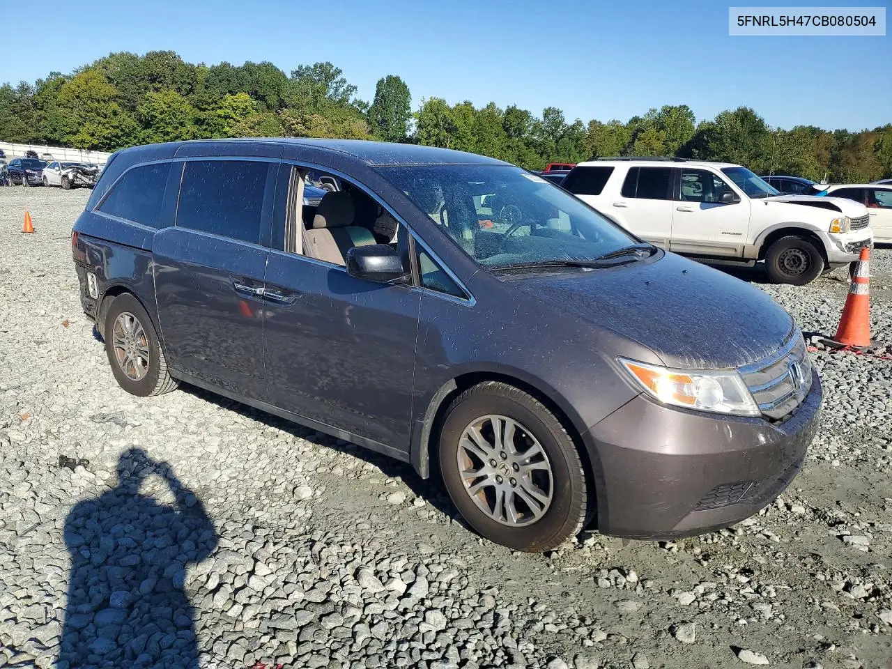 2012 HONDA ODYSSEY VIN 5FNRL5H47CB080504 — фото 4