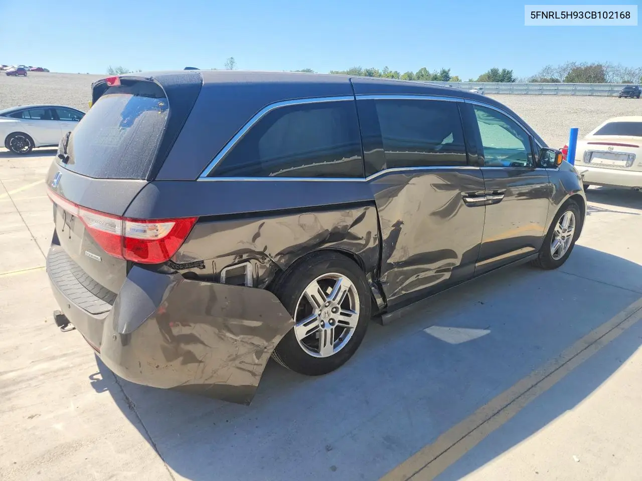 2012 HONDA ODYSSEY VIN 5FNRL5H93CB102168 — фото 3