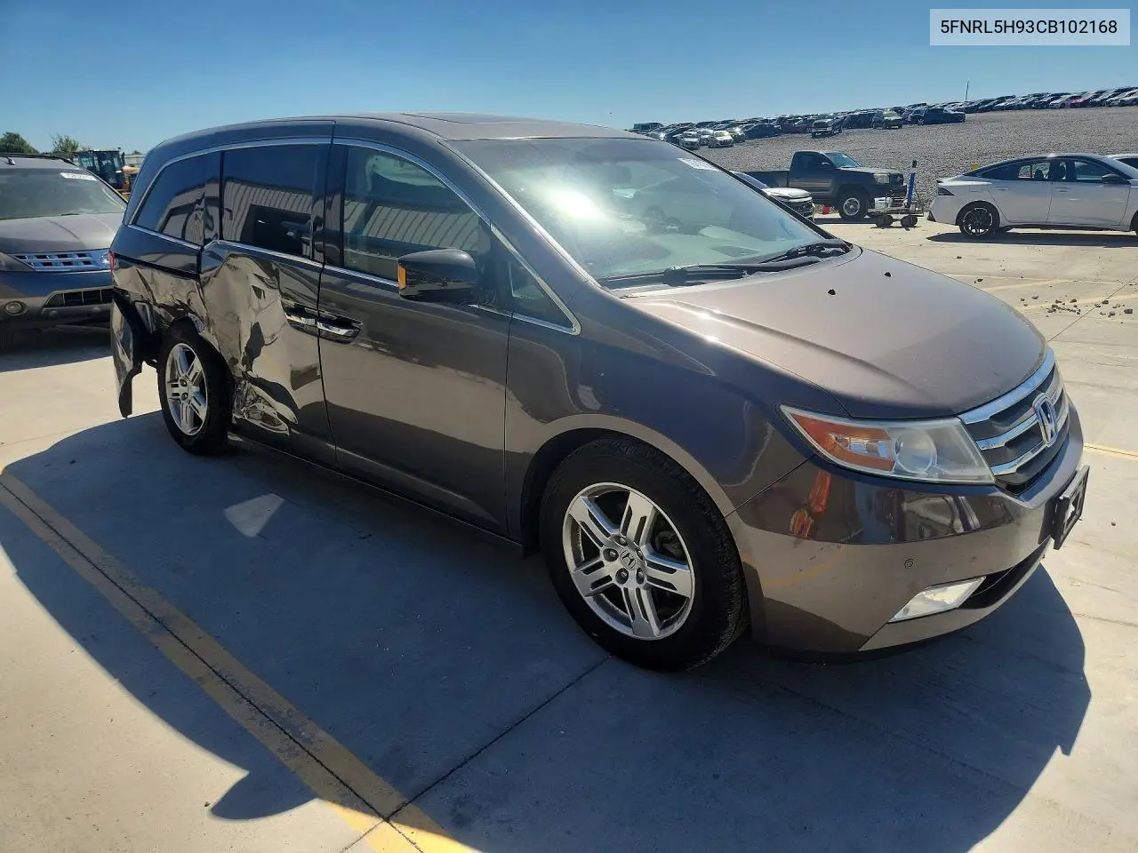 2012 HONDA ODYSSEY VIN 5FNRL5H93CB102168 — фото 4