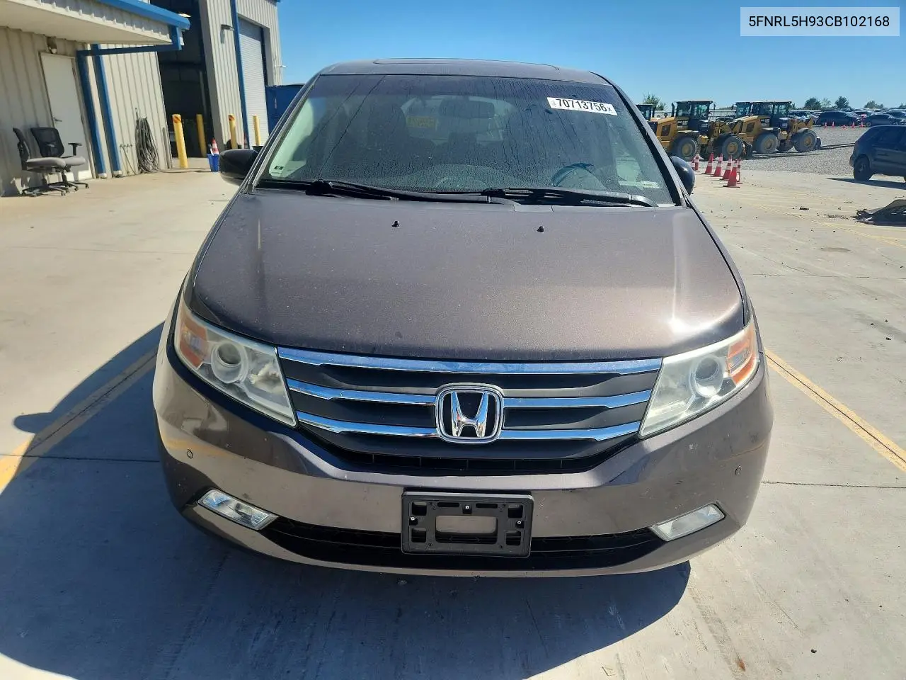 2012 HONDA ODYSSEY VIN 5FNRL5H93CB102168 — фото 5