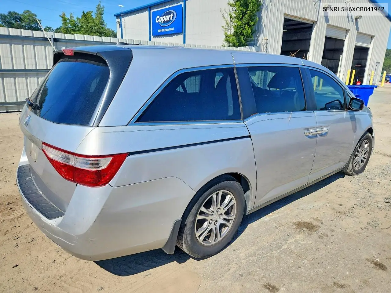 2012 HONDA ODYSSEY VIN 5FNRL5H6XCB041942 — фото 3