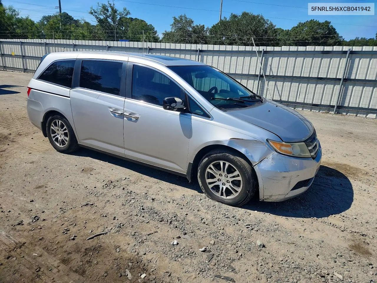 2012 HONDA ODYSSEY VIN 5FNRL5H6XCB041942 — фото 4