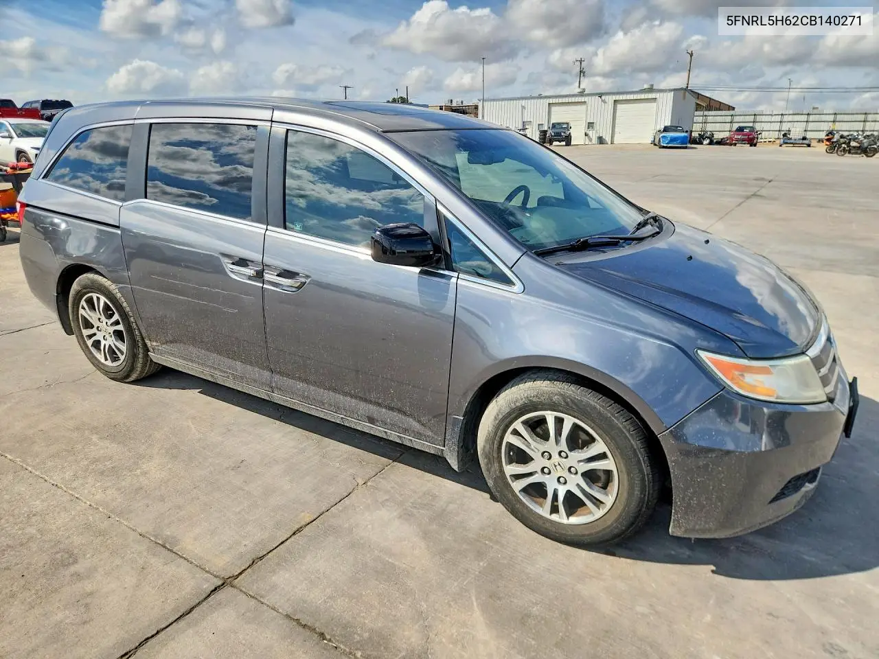 2012 HONDA ODYSSEY VIN 5FNRL5H62CB140271 — фото 4