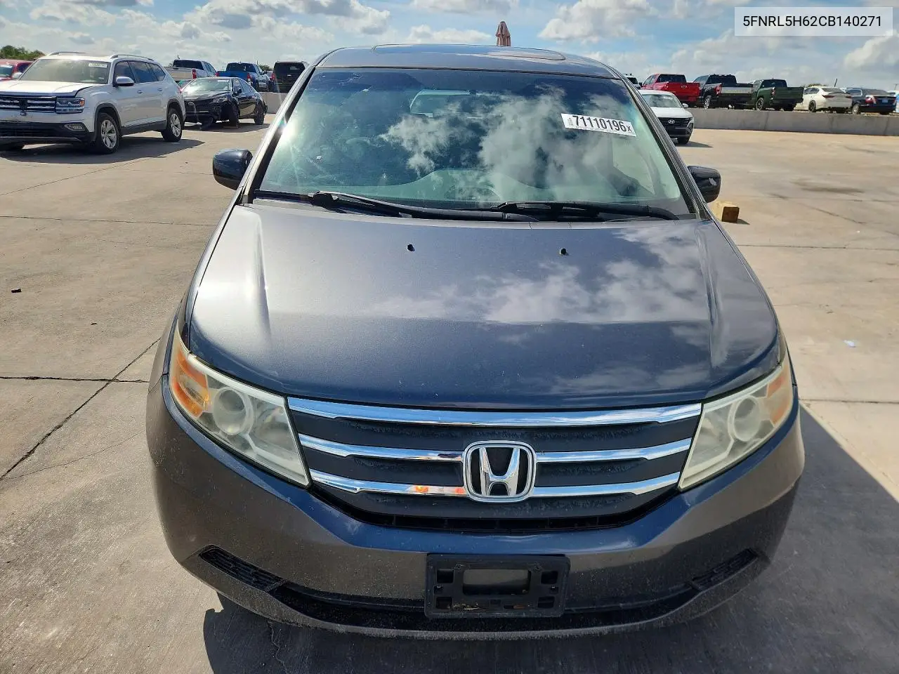 2012 HONDA ODYSSEY VIN 5FNRL5H62CB140271 — фото 5