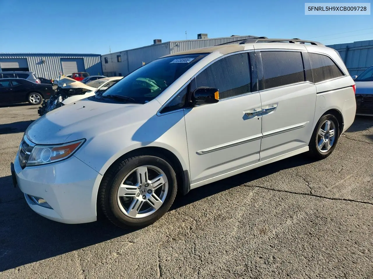 HONDA ODYSSEY 2012, VIN 5FNRL5H9XCB009728