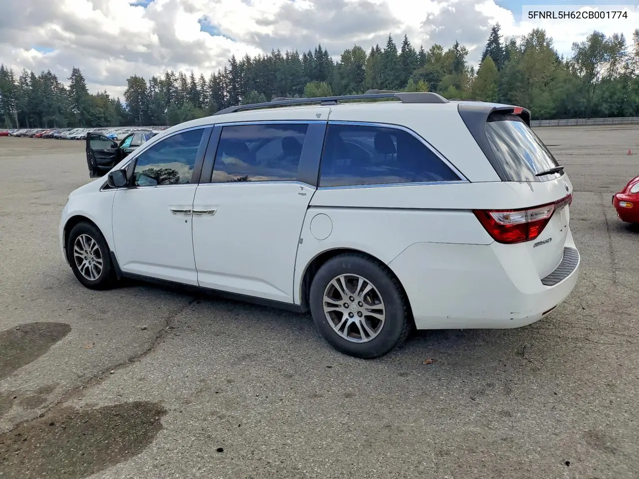 2012 HONDA ODYSSEY VIN 5FNRL5H62CB001774 — фото 2
