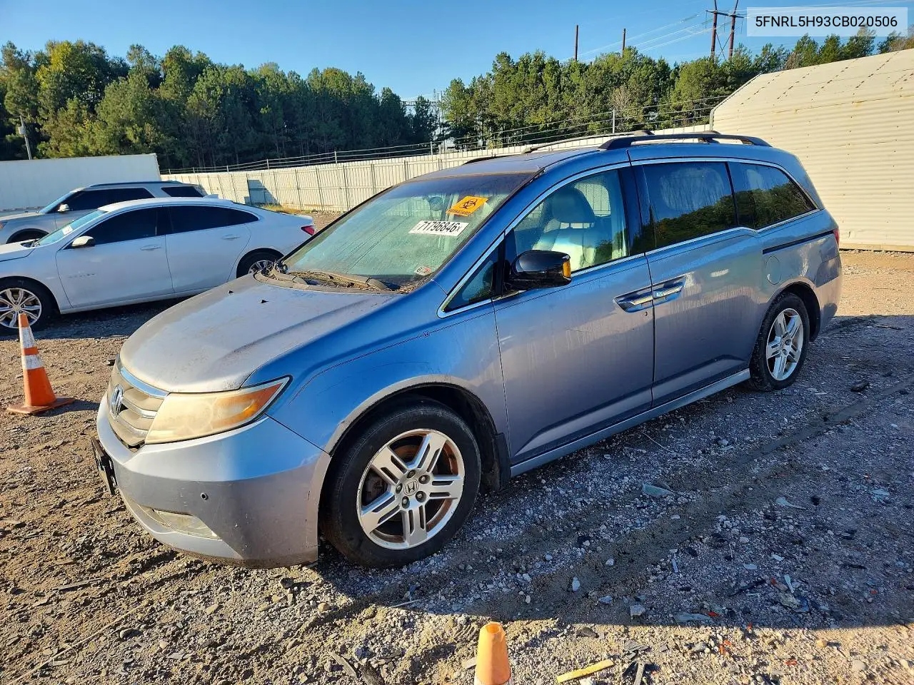 HONDA ODYSSEY 2012, VIN 5FNRL5H93CB020506