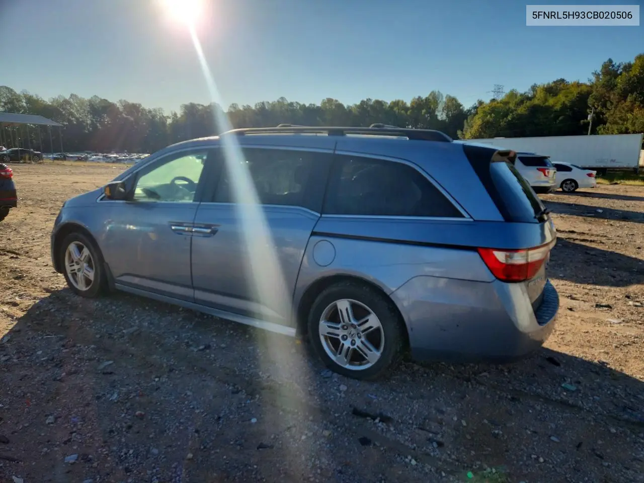 2012 HONDA ODYSSEY VIN 5FNRL5H93CB020506 — фото 2