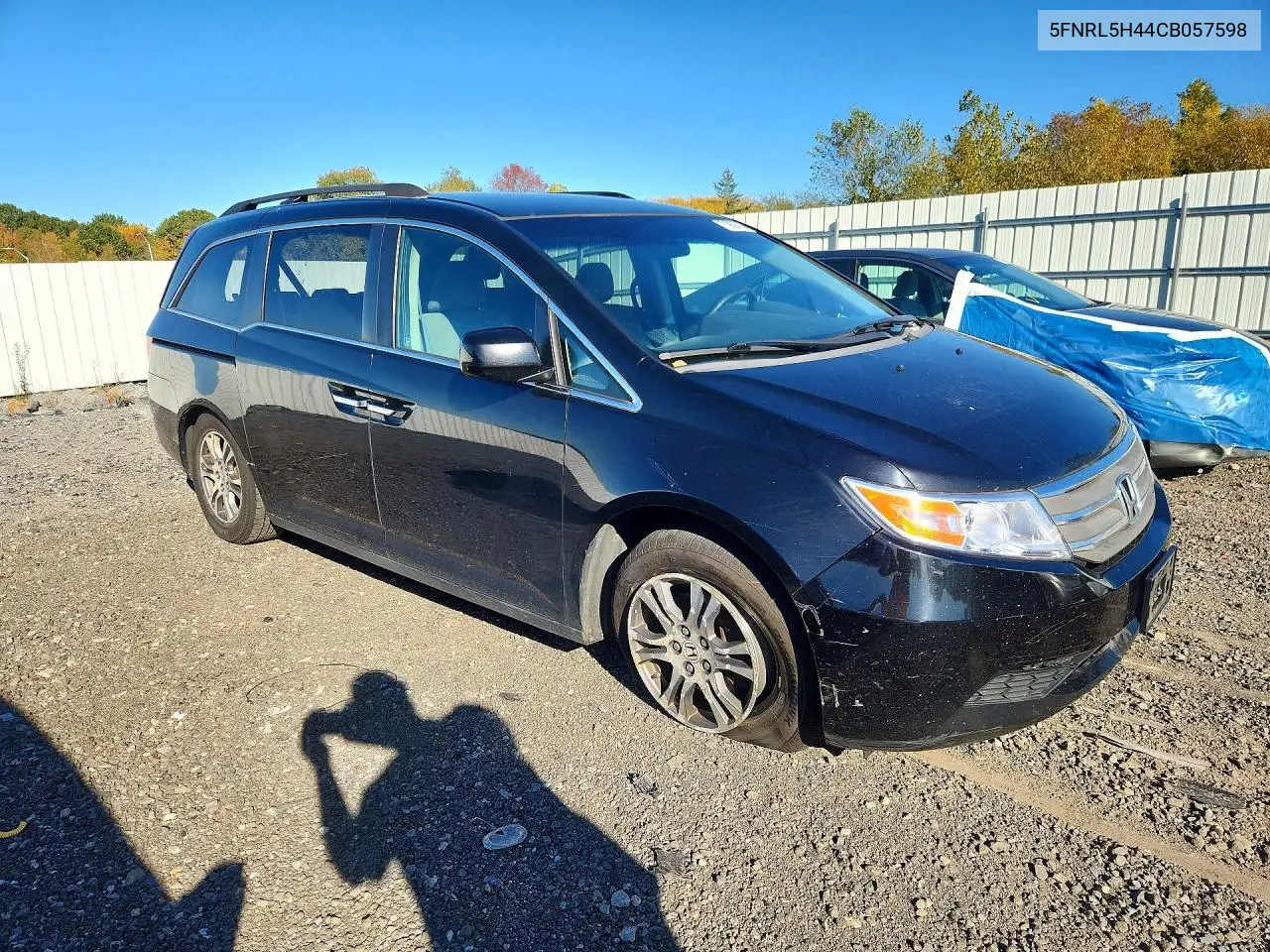 2012 HONDA ODYSSEY VIN 5FNRL5H44CB057598 — фото 4