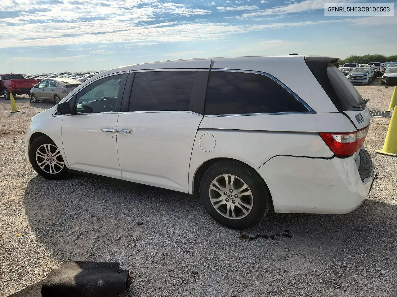 2012 HONDA ODYSSEY VIN 5FNRL5H63CB106503 — фото 2
