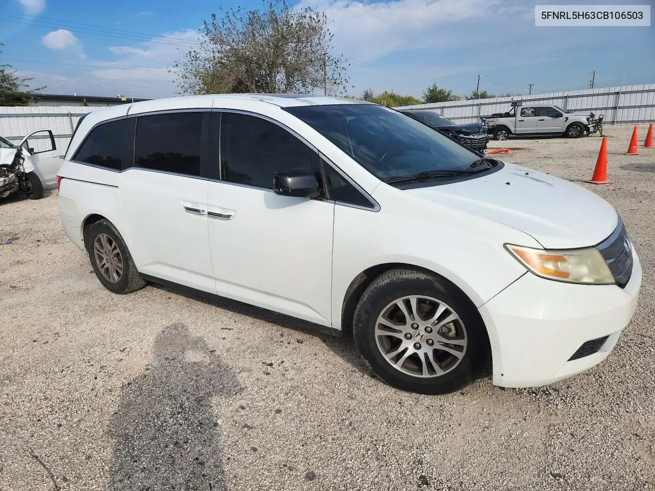 2012 HONDA ODYSSEY VIN 5FNRL5H63CB106503 — фото 4