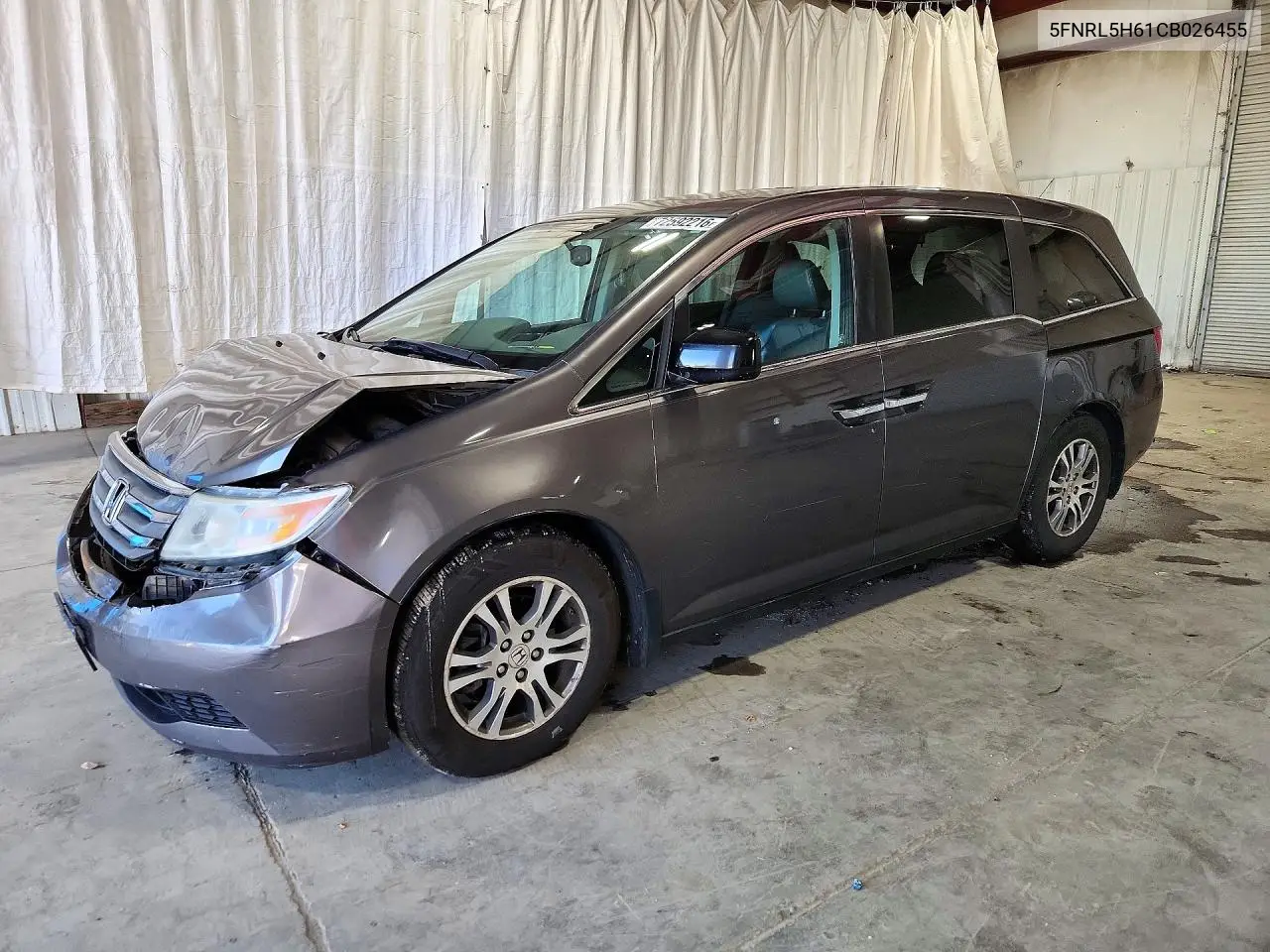 HONDA ODYSSEY 2012, VIN 5FNRL5H61CB026455
