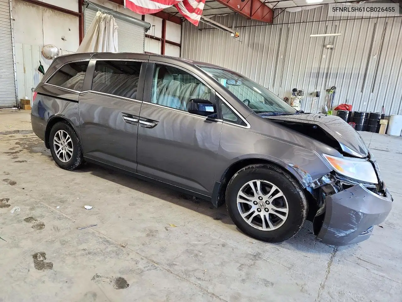2012 HONDA ODYSSEY VIN 5FNRL5H61CB026455 — фото 4