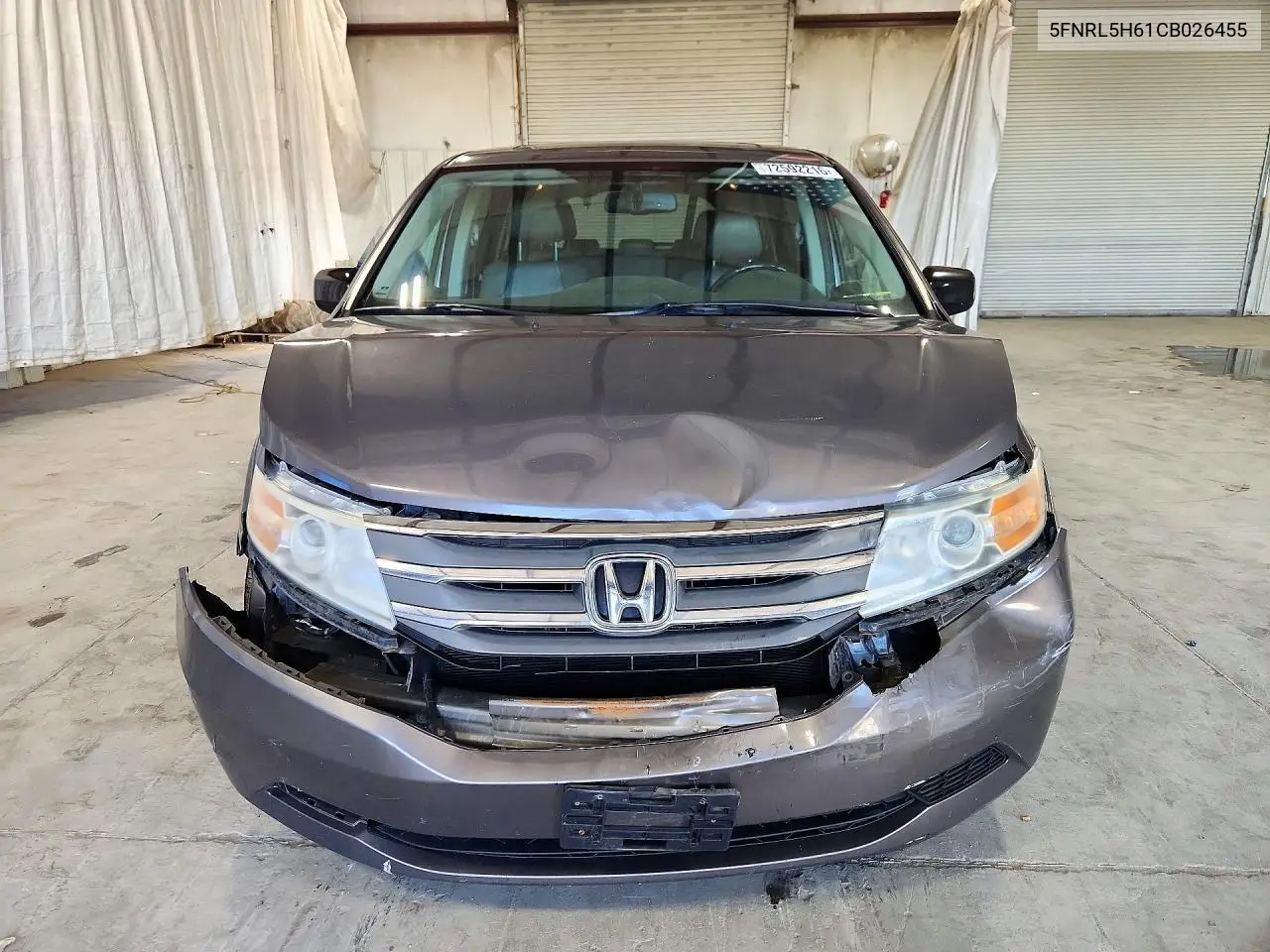 2012 HONDA ODYSSEY VIN 5FNRL5H61CB026455 — фото 5