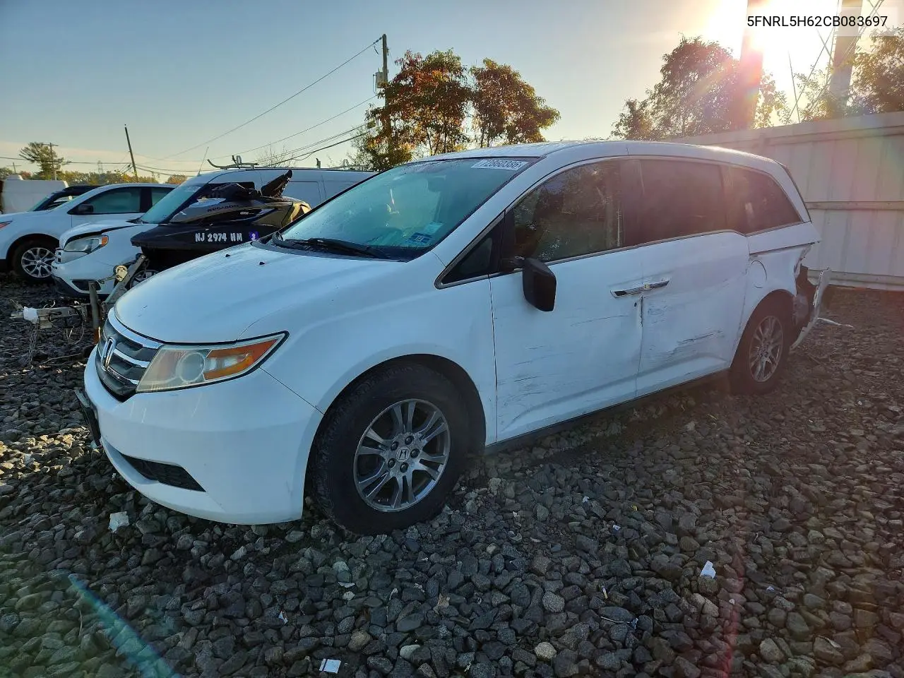 HONDA ODYSSEY 2012, VIN 5FNRL5H62CB083697