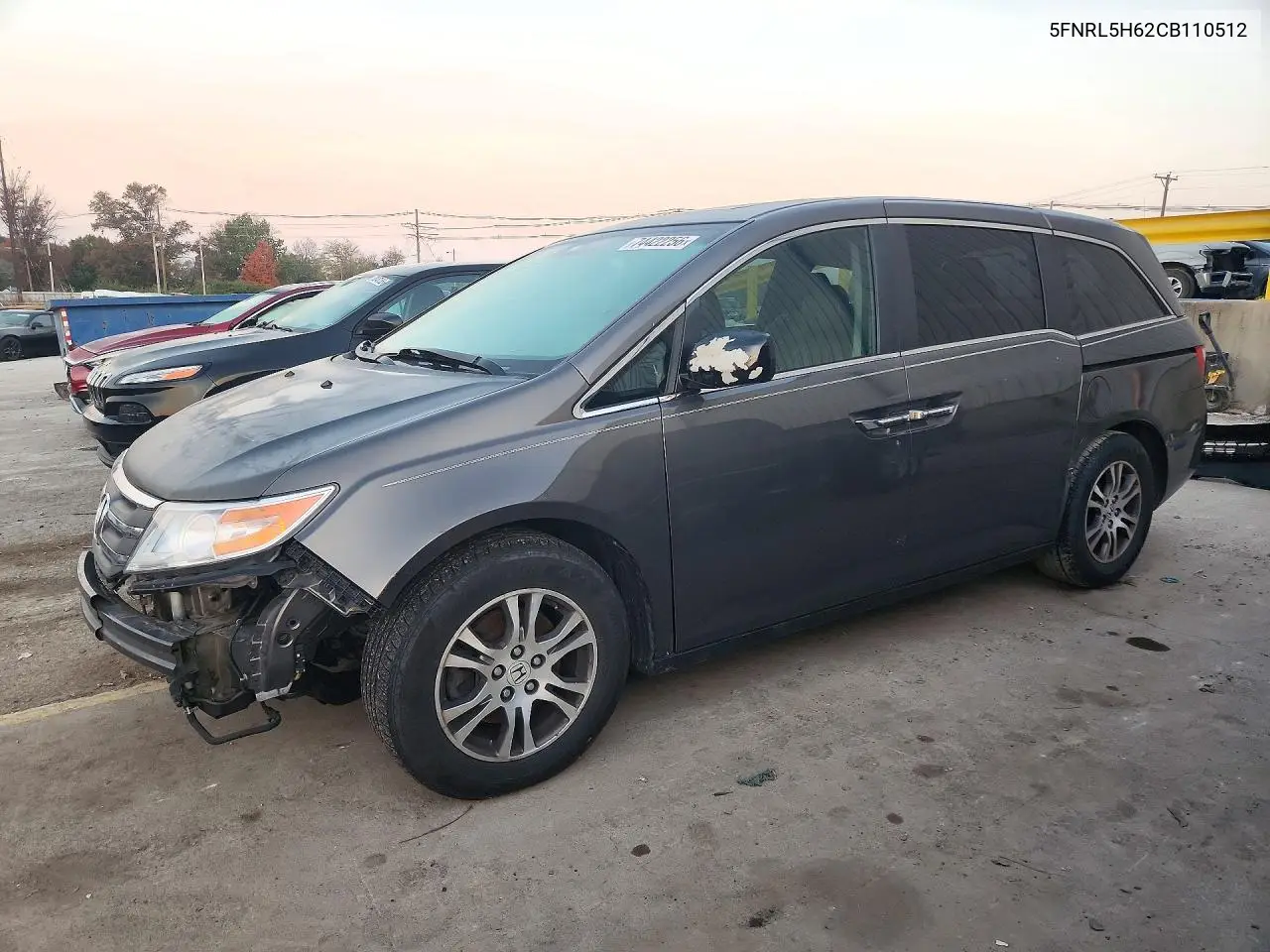 HONDA ODYSSEY 2012, VIN 5FNRL5H62CB110512