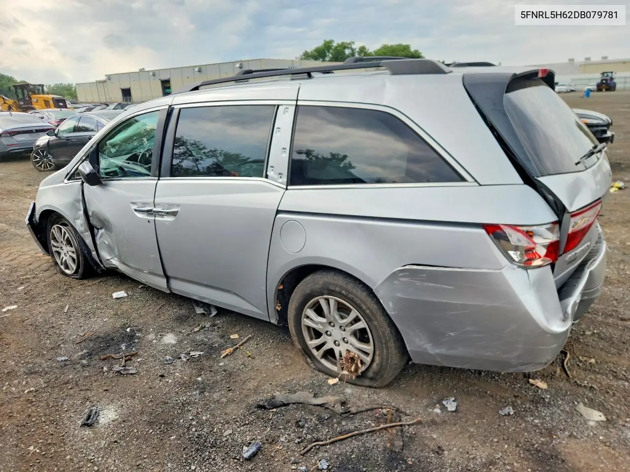 2013 HONDA ODYSSEY VIN 5FNRL5H62DB079781 — фото 2