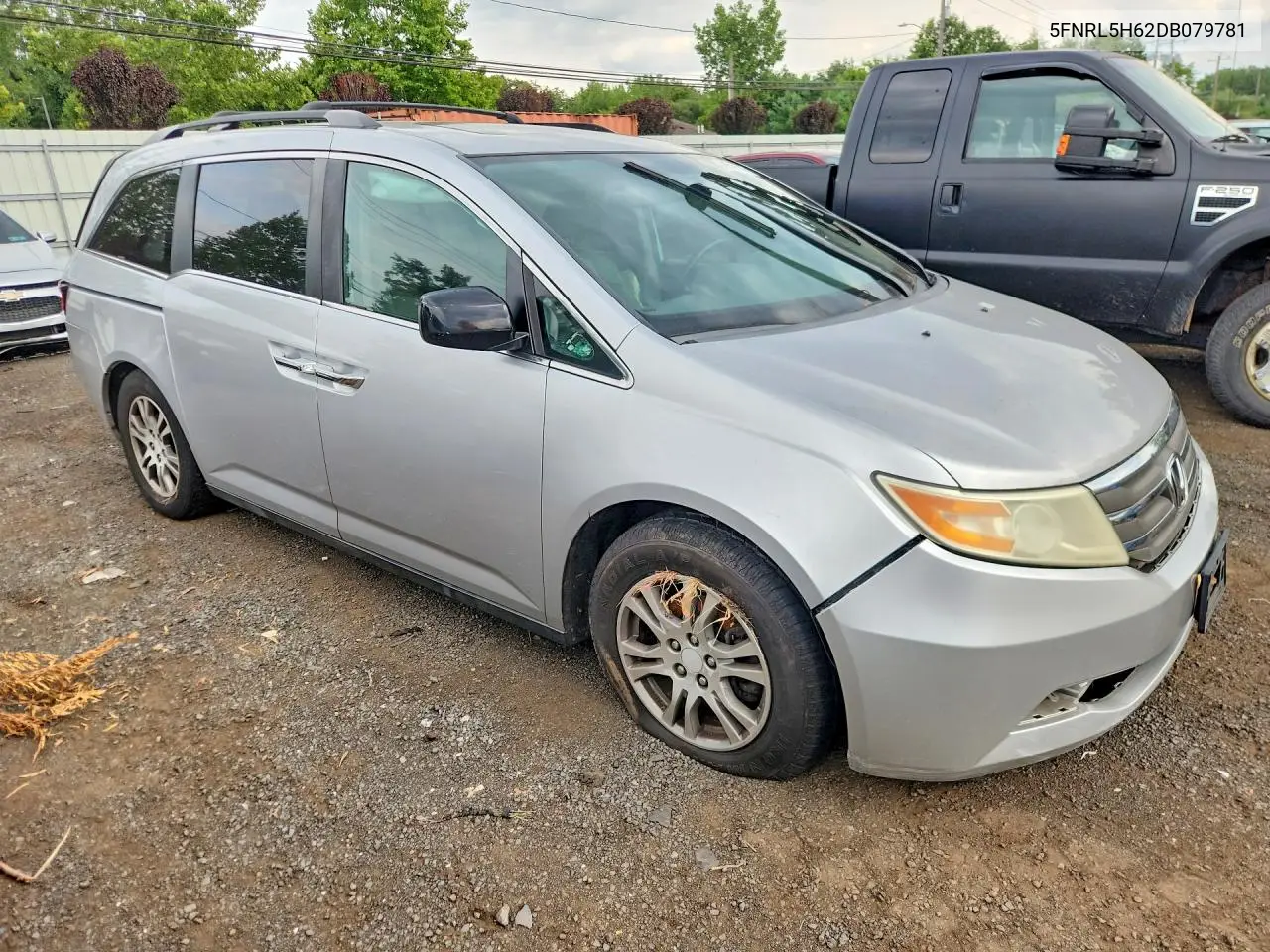 2013 HONDA ODYSSEY VIN 5FNRL5H62DB079781 — фото 4