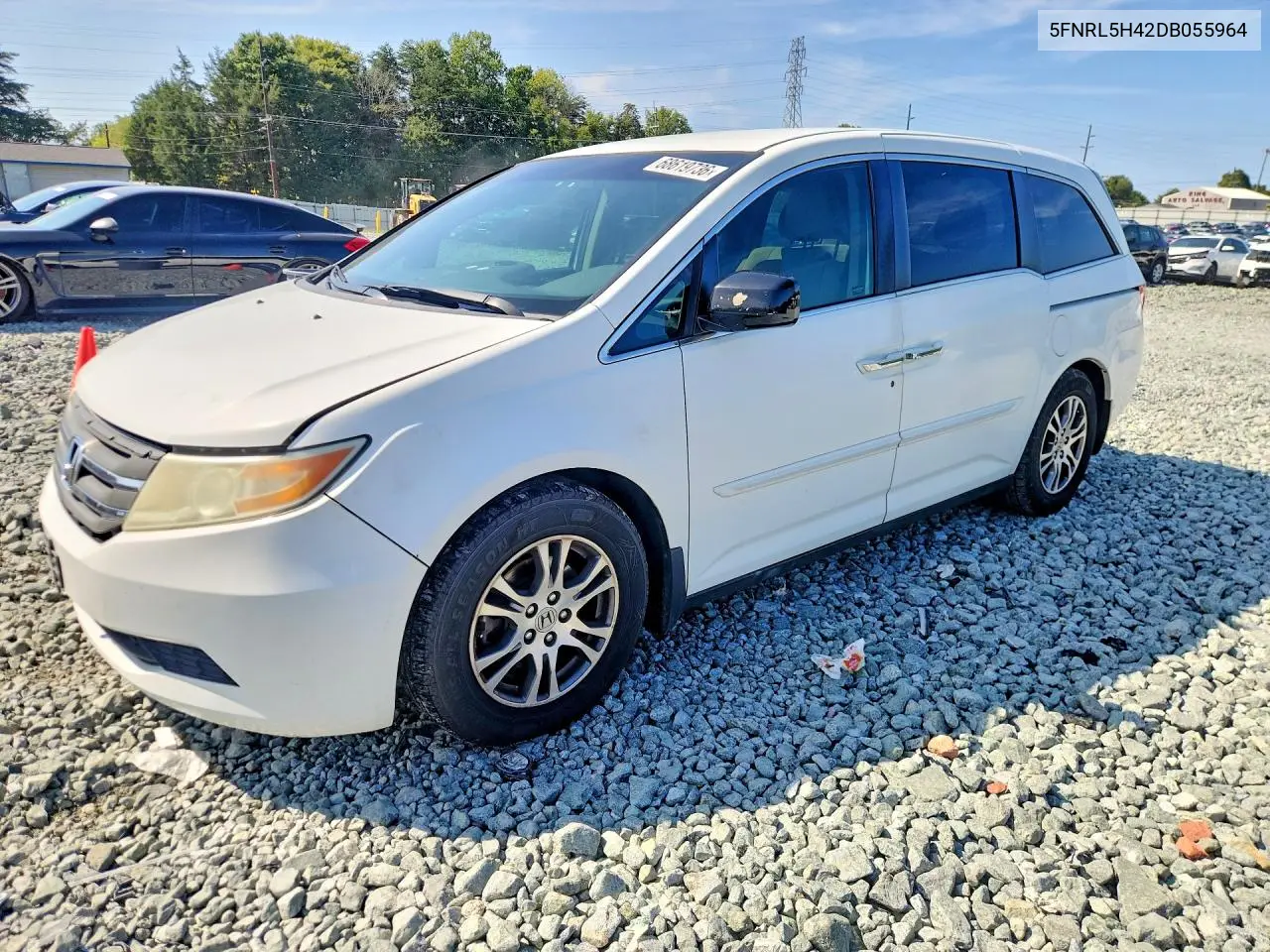 HONDA ODYSSEY 2013, VIN 5FNRL5H42DB055964