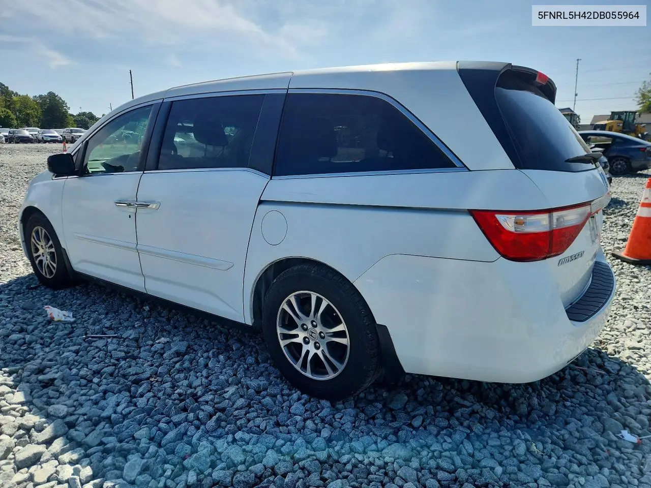 2013 HONDA ODYSSEY VIN 5FNRL5H42DB055964 — фото 2