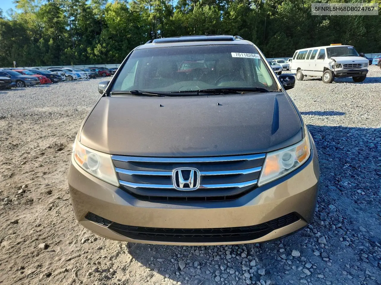 2013 HONDA ODYSSEY VIN 5FNRL5H68DB024767 — фото 5
