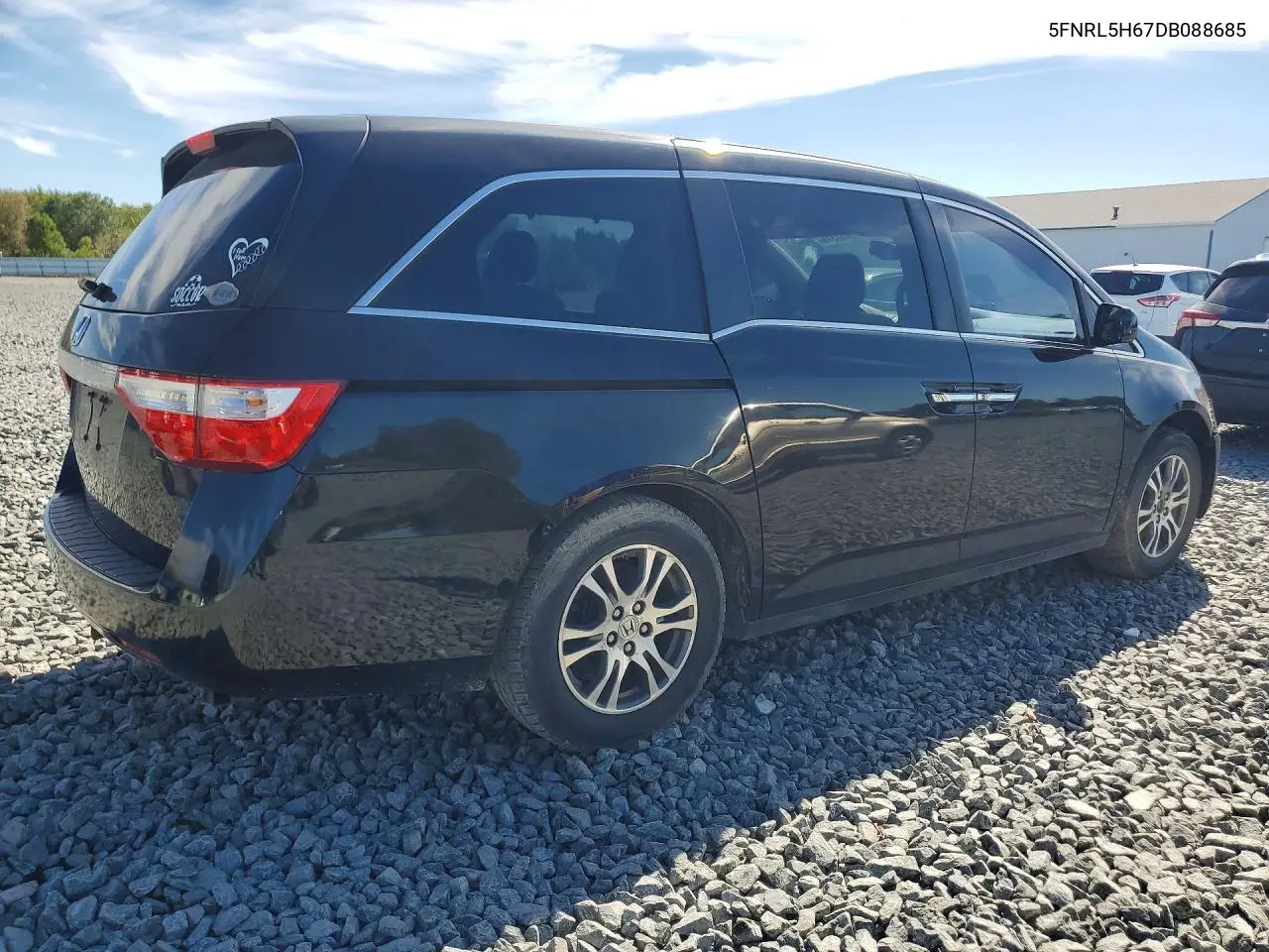 2013 HONDA ODYSSEY VIN 5FNRL5H67DB088685 — фото 3