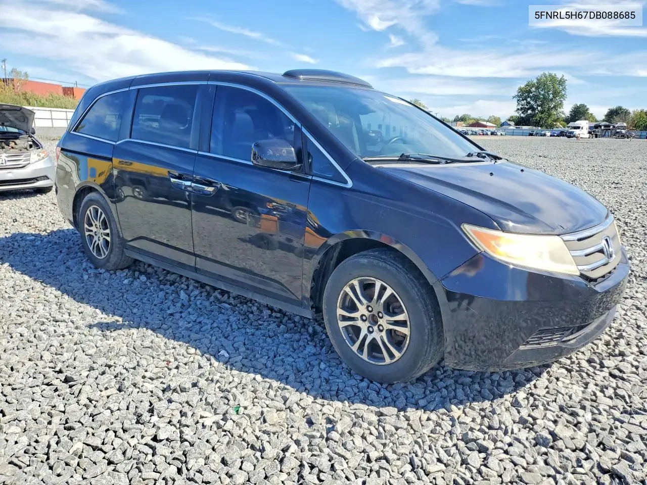 2013 HONDA ODYSSEY VIN 5FNRL5H67DB088685 — фото 4