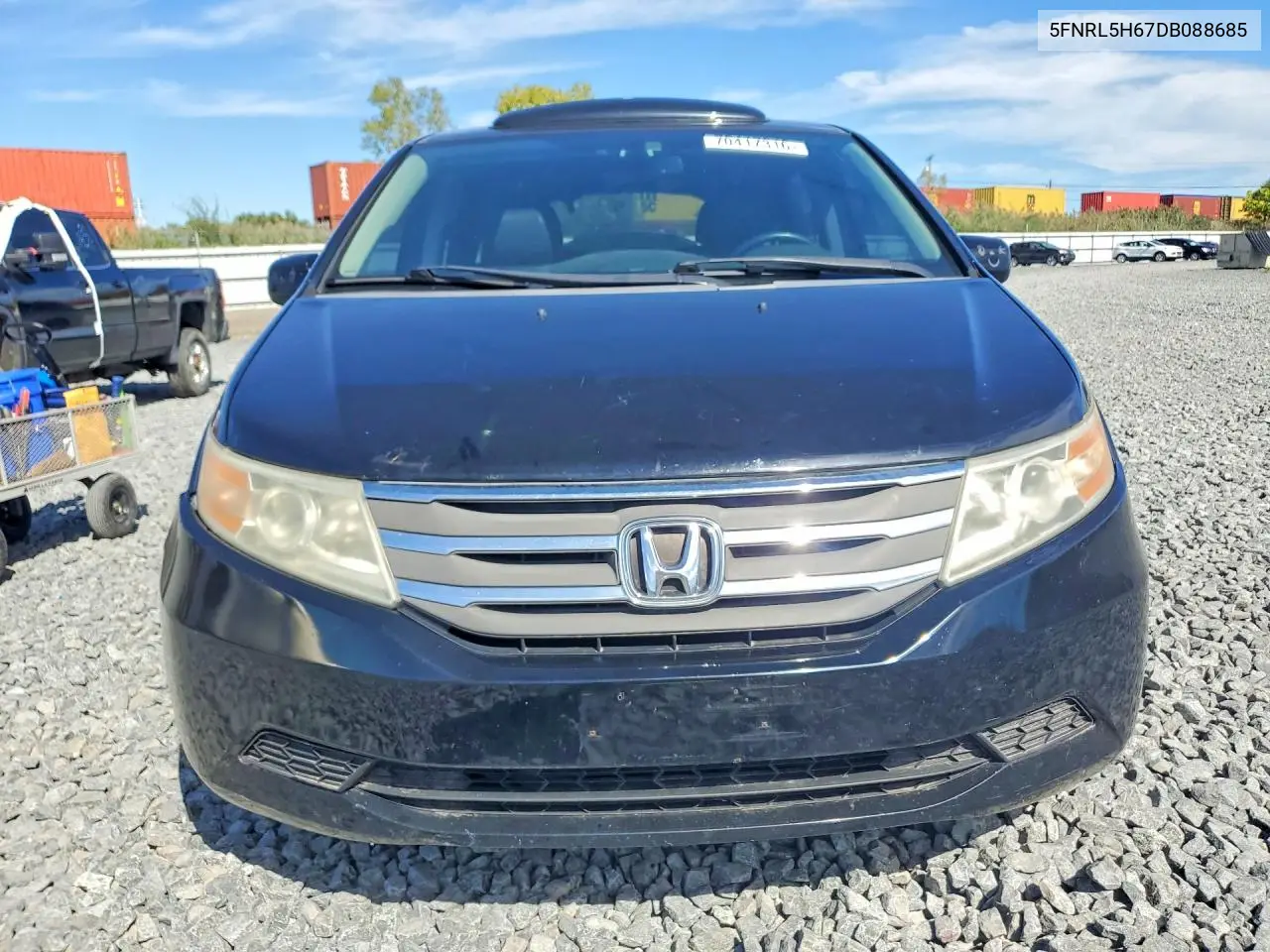 2013 HONDA ODYSSEY VIN 5FNRL5H67DB088685 — фото 5