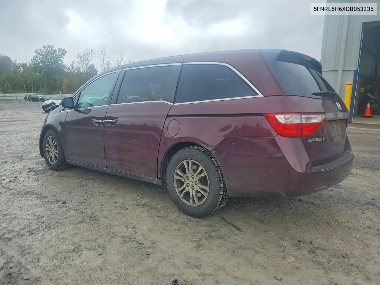 2013 HONDA ODYSSEY VIN 5FNRL5H6XDB053235 — фото 2
