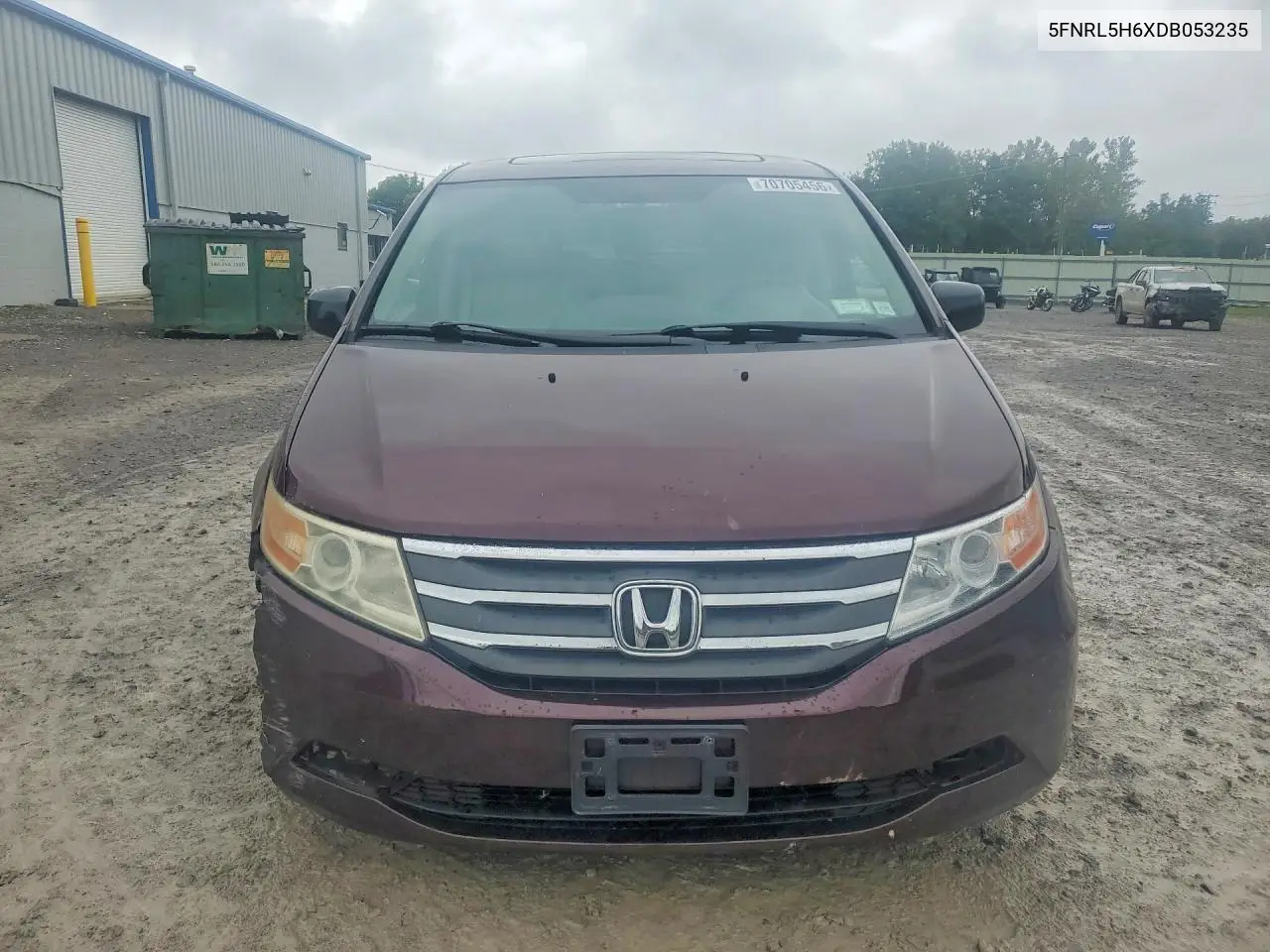 2013 HONDA ODYSSEY VIN 5FNRL5H6XDB053235 — фото 5