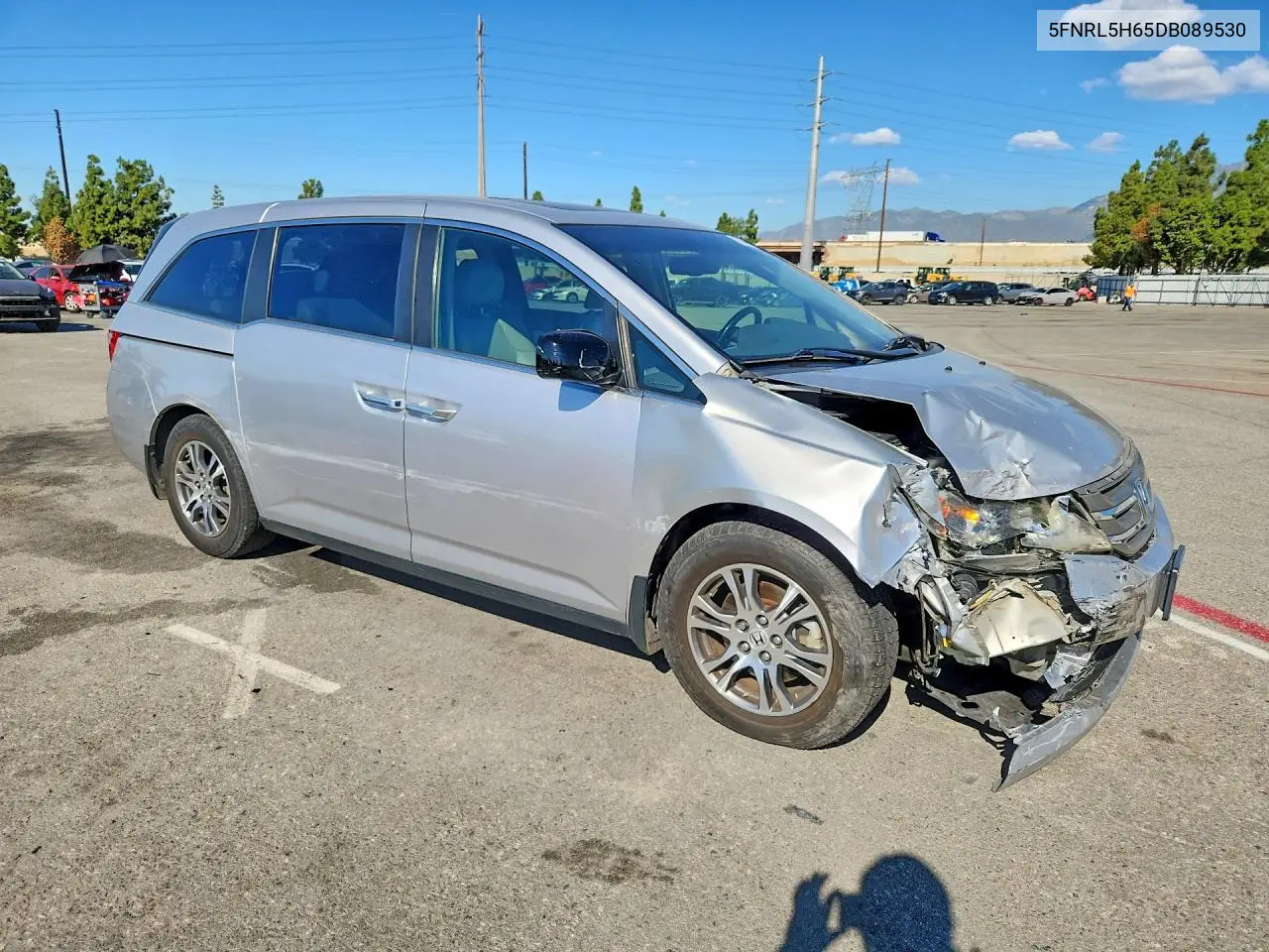 2013 HONDA ODYSSEY VIN 5FNRL5H65DB089530 — фото 4