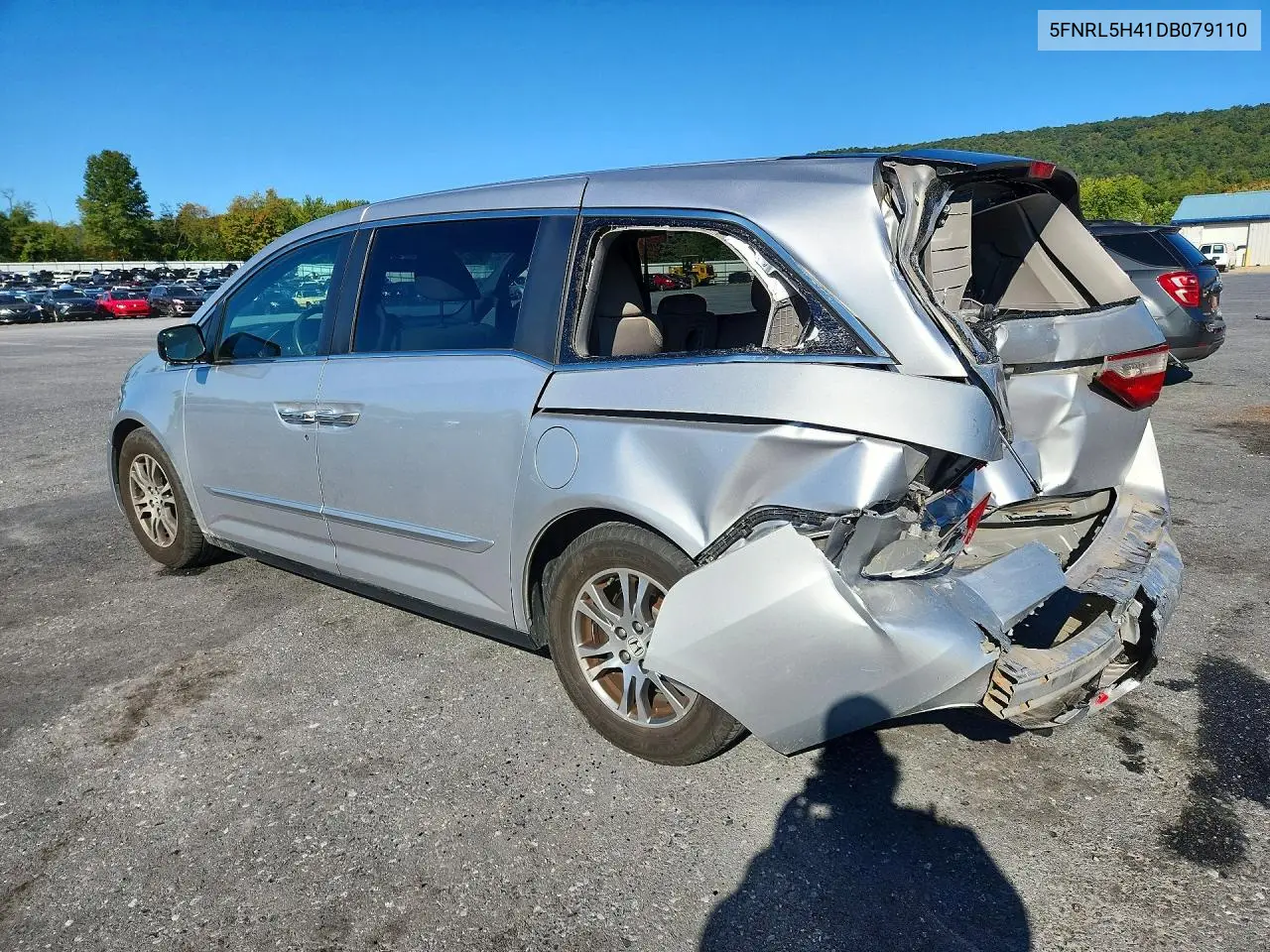 2013 HONDA ODYSSEY VIN 5FNRL5H41DB079110 — фото 2