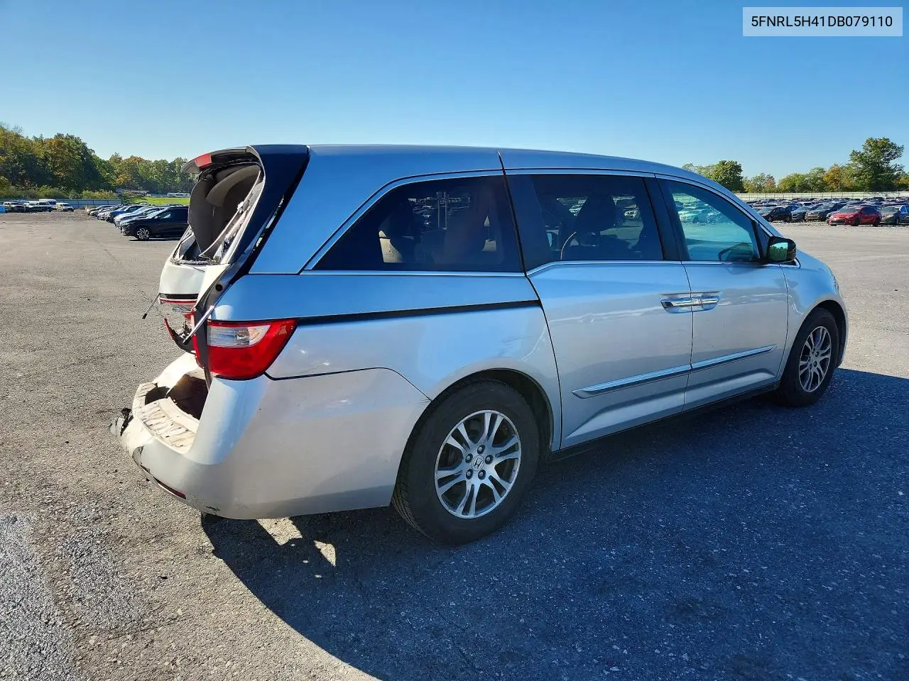 2013 HONDA ODYSSEY VIN 5FNRL5H41DB079110 — фото 3