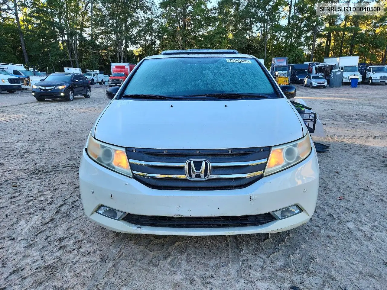 2013 HONDA ODYSSEY VIN 5FNRL5H91DB040500 — фото 5