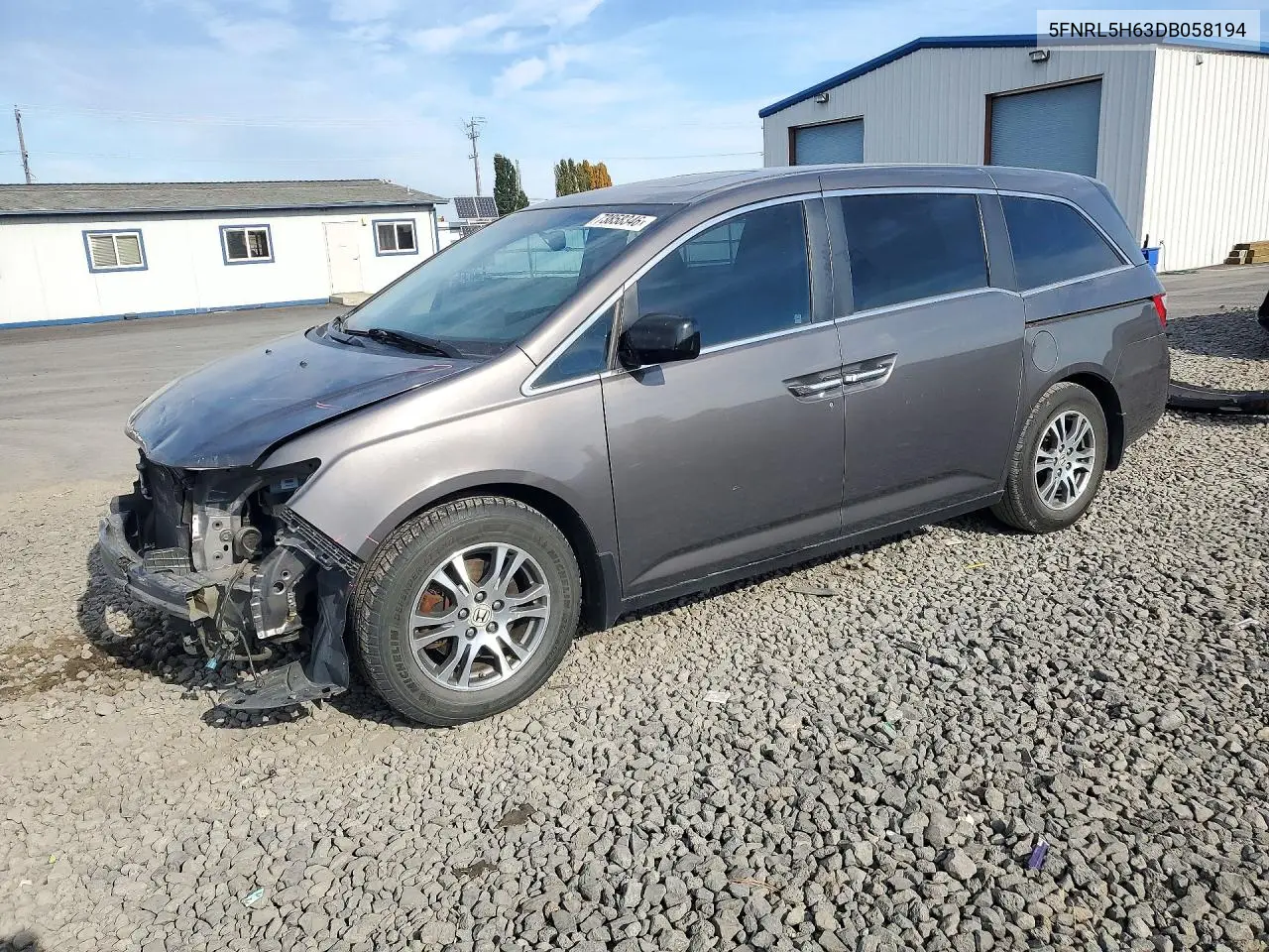 HONDA ODYSSEY 2013, VIN 5FNRL5H63DB058194