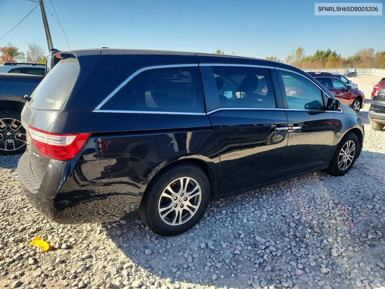 2013 HONDA ODYSSEY VIN 5FNRL5H65DB005206 — фото 3