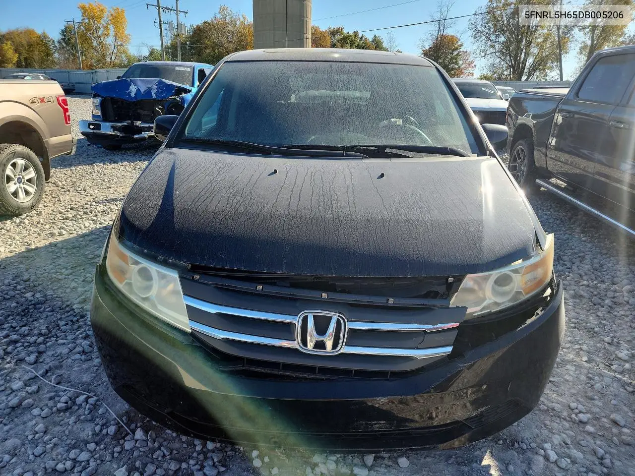 2013 HONDA ODYSSEY VIN 5FNRL5H65DB005206 — фото 5