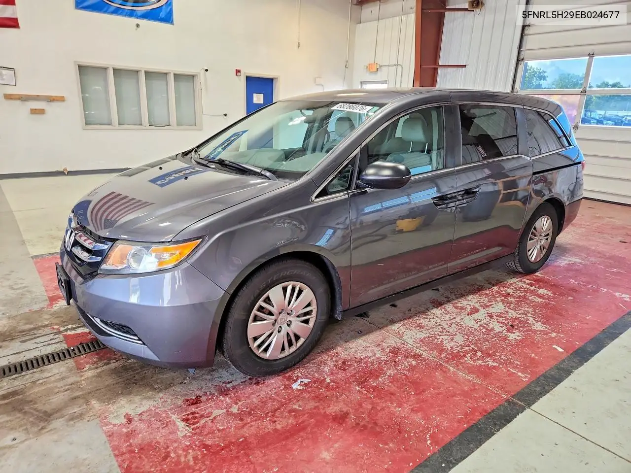 HONDA ODYSSEY 2014, VIN 5FNRL5H29EB024677