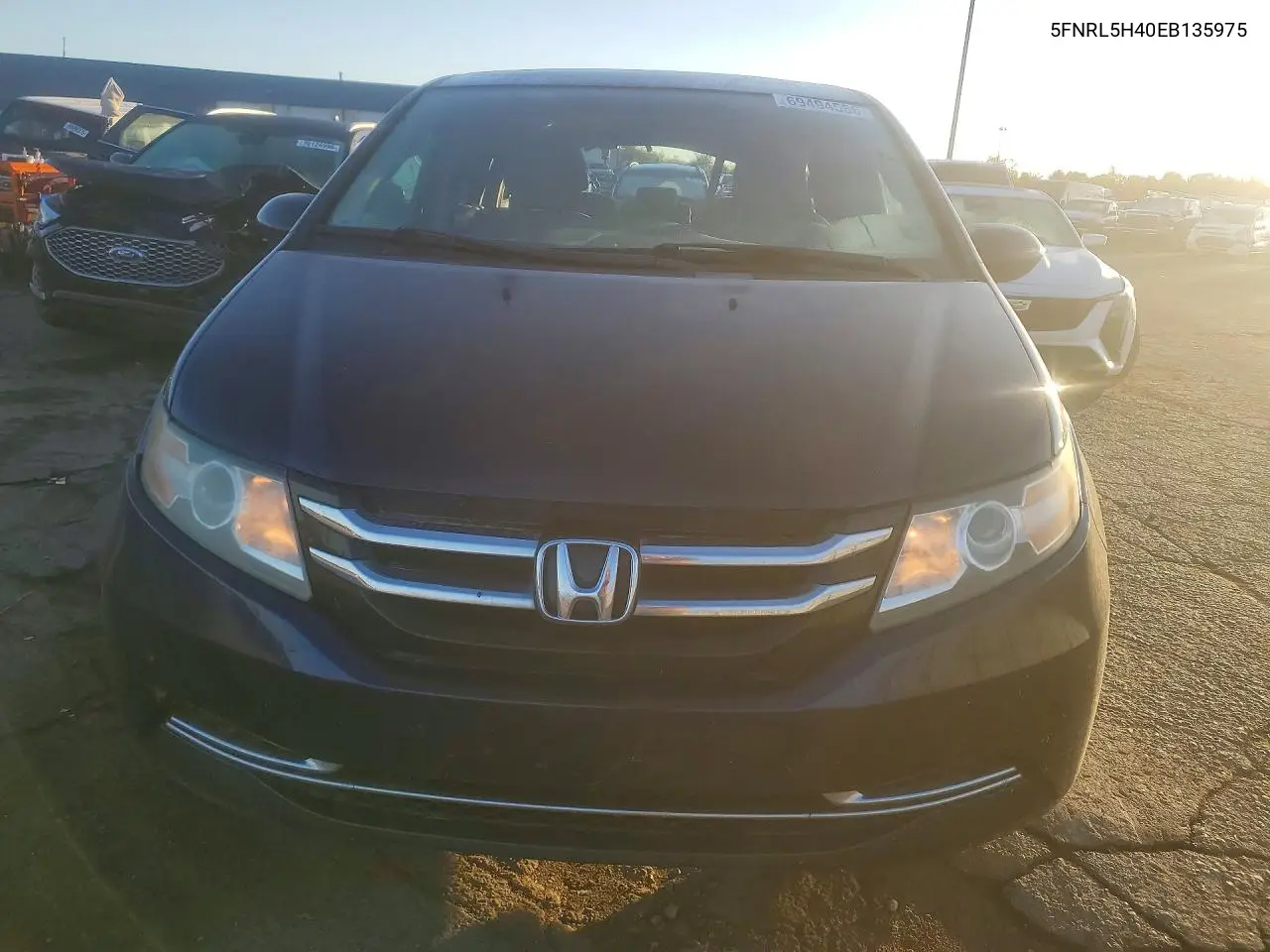 2014 HONDA ODYSSEY VIN 5FNRL5H40EB135975 — фото 5