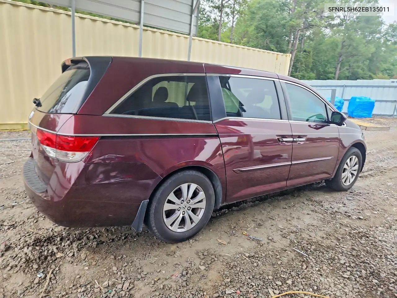 2014 HONDA ODYSSEY VIN 5FNRL5H62EB135011 — фото 3