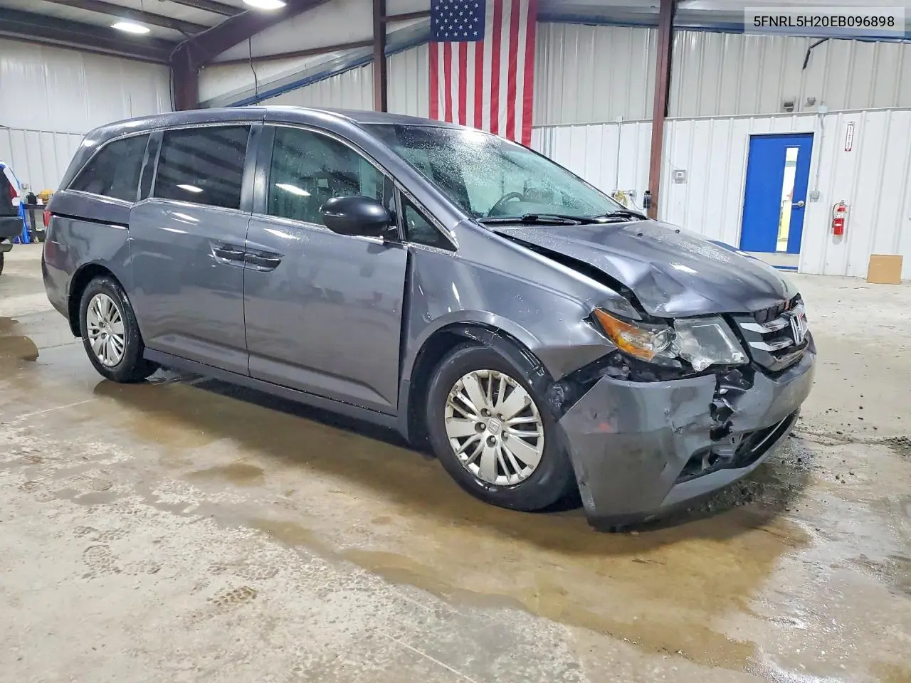 2014 HONDA ODYSSEY VIN 5FNRL5H20EB096898 — фото 4