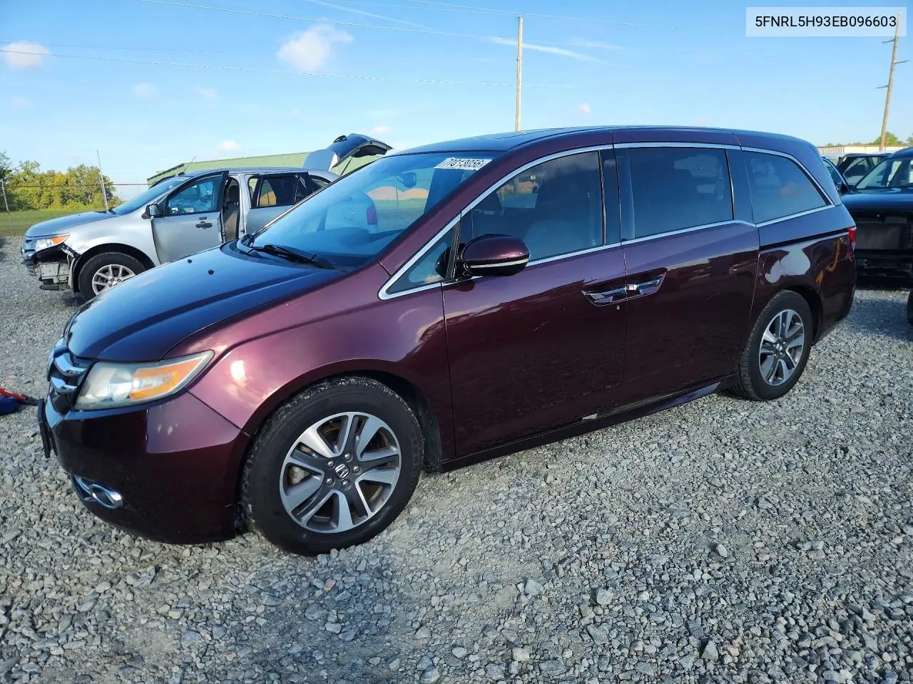 HONDA ODYSSEY 2014, VIN 5FNRL5H93EB096603
